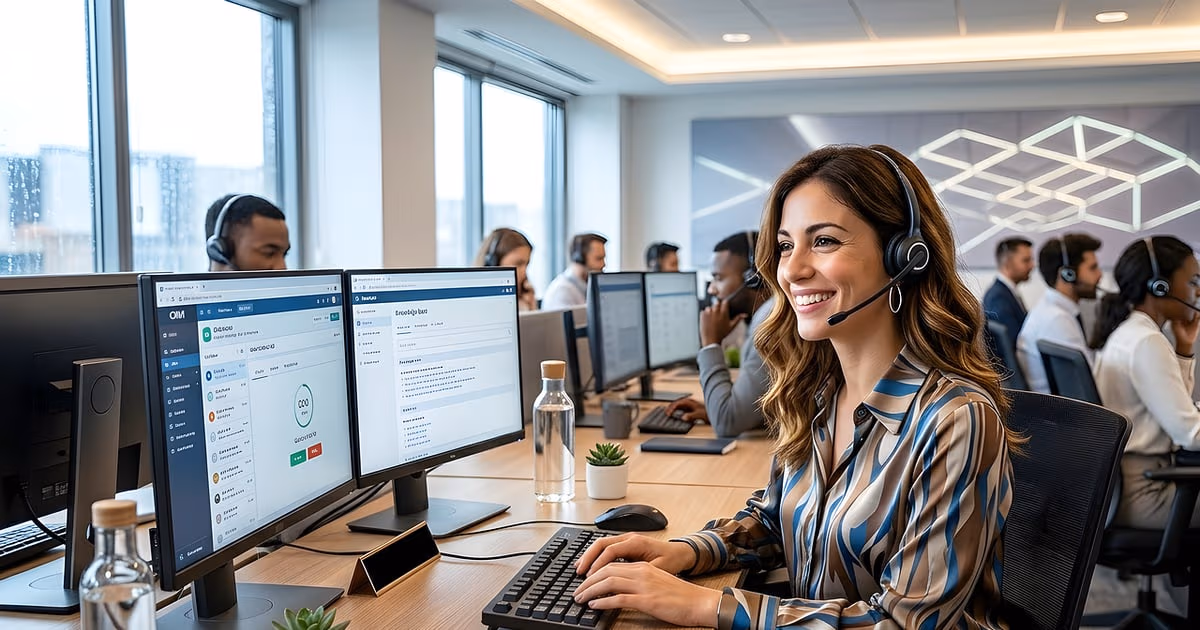 Reports dashboard representing customer management software tracking contacts, follow-ups, and pipeline in 2026