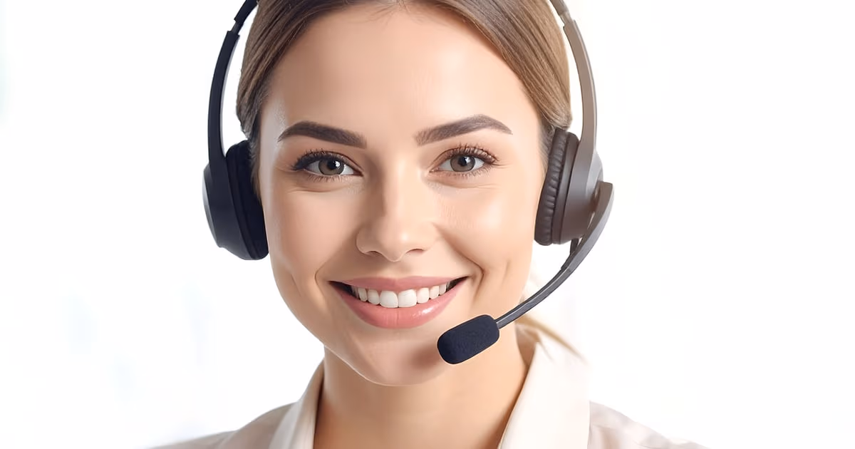 Smartphone showing a WhatsApp customer service chat with short ready-made replies about an order, a payment and business hours